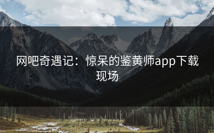 网吧奇遇记：惊呆的鉴黄师app下载现场